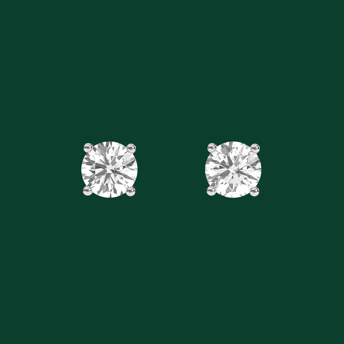 1.5ct Moissanite Stud Earrings