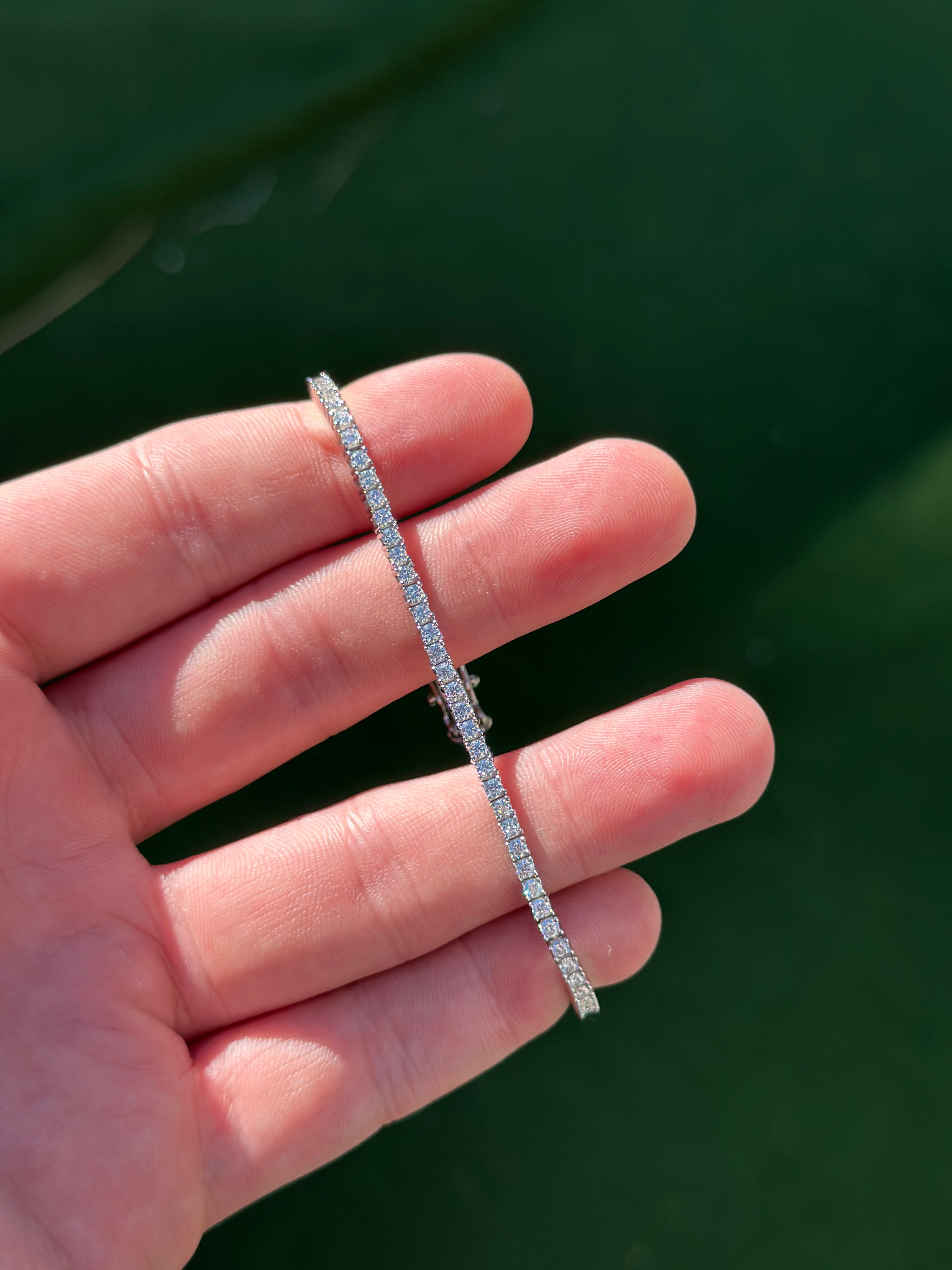 2.5ct Moissanite Tennis Bracelet