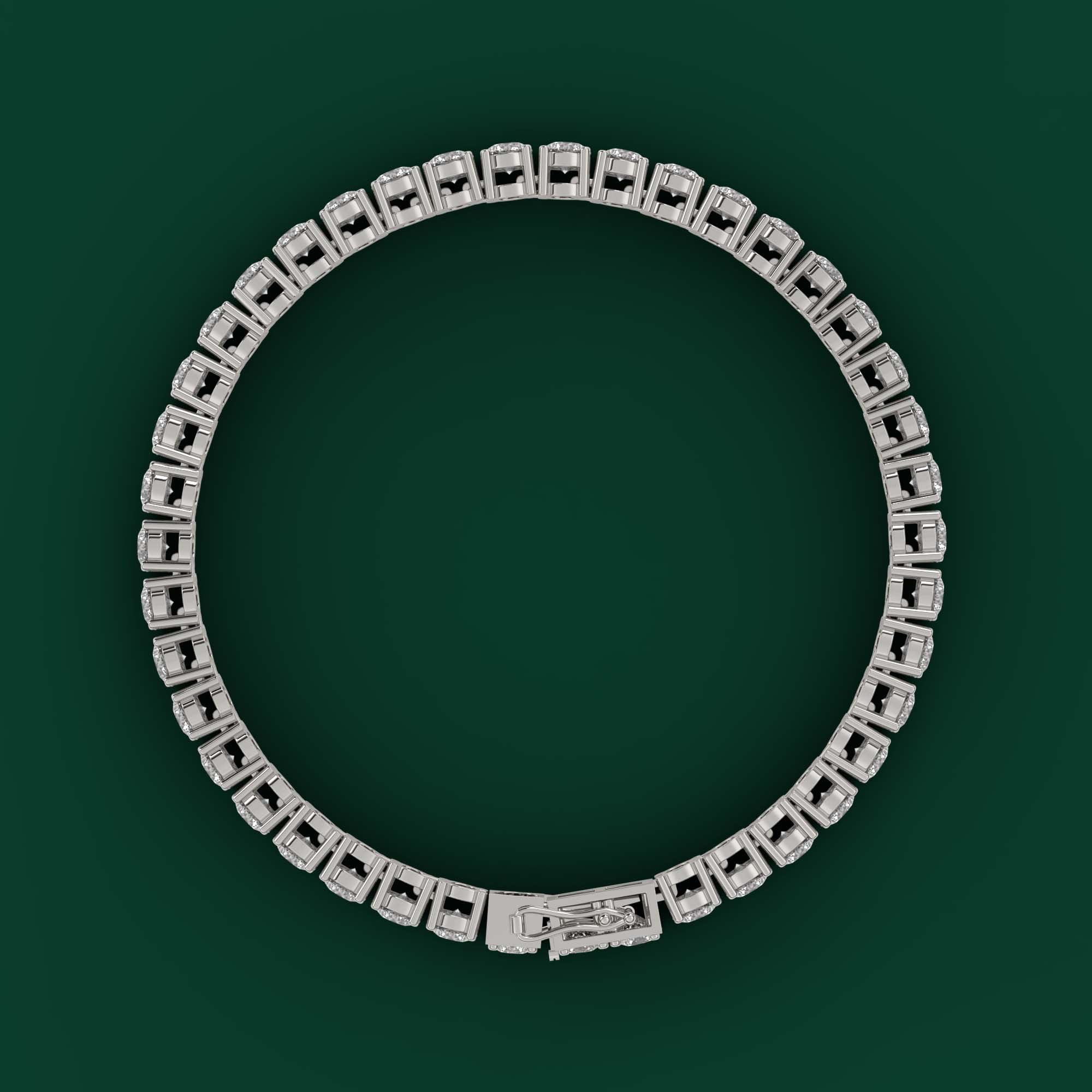 16.5ct Moissanite Tennis Bracelet